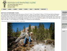Tablet Screenshot of denvernaturopathic.com